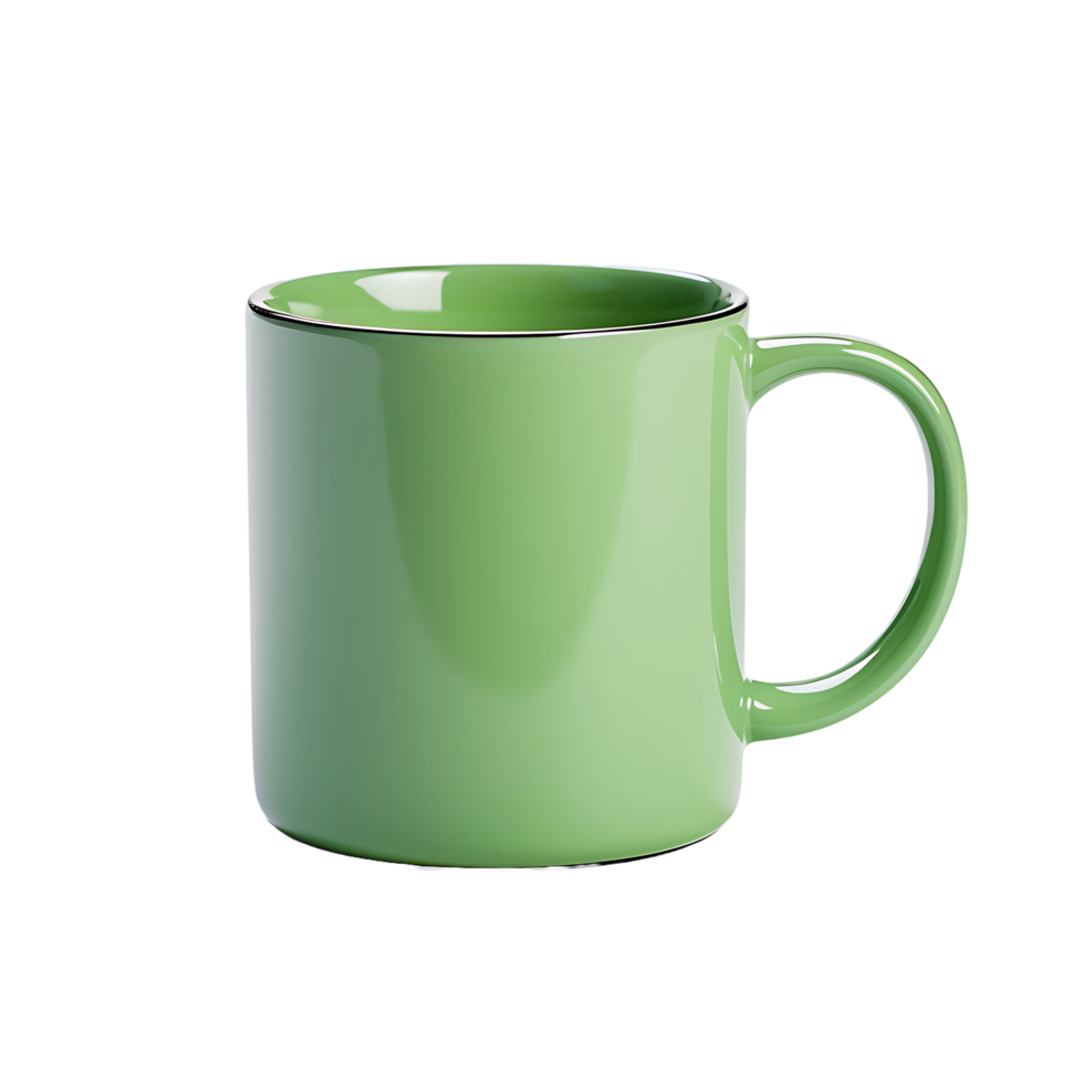 light green mug